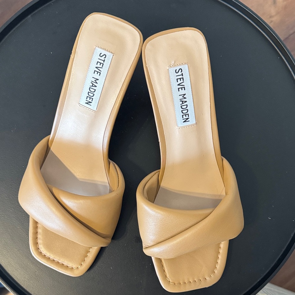 Steve Madden Camel Women's Slide Sandals